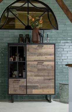 Clearance Henders en Hazel Avalon Highboard Driftwood