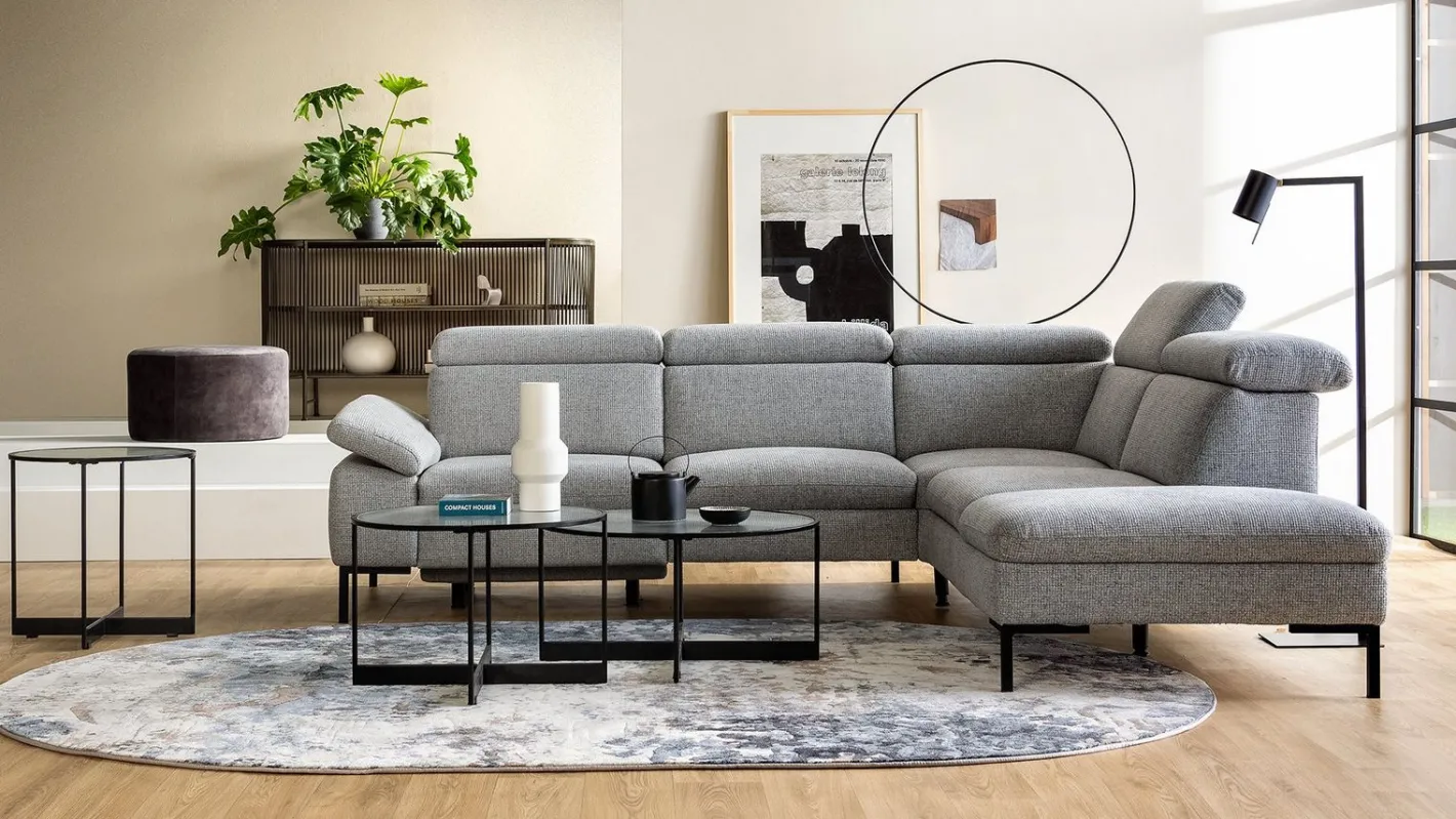 Sale Feelings Wonen Avalon Hoekbank Lichtgrijs