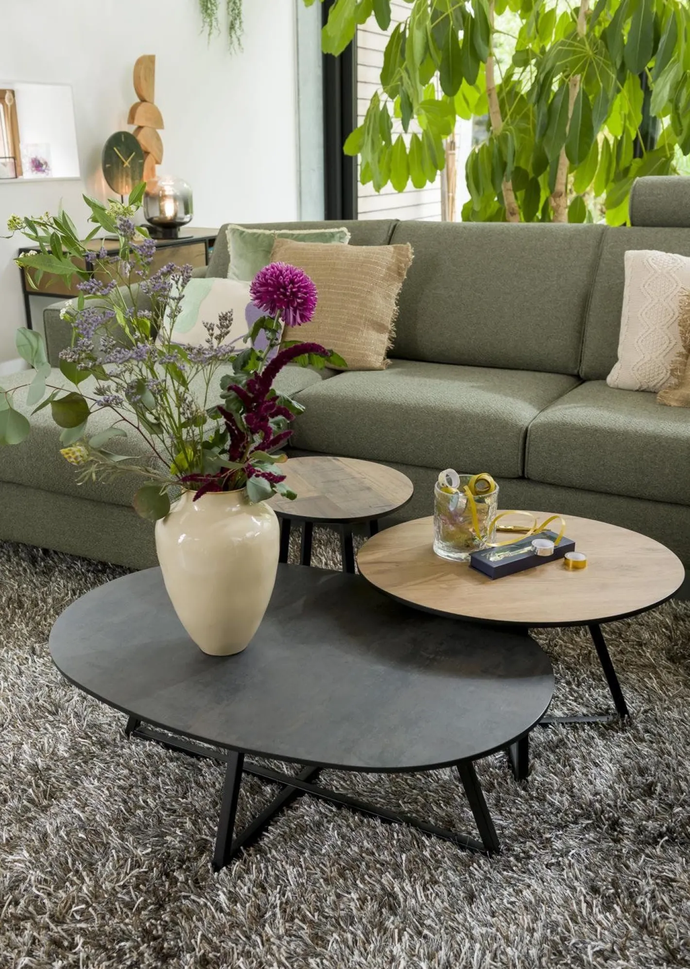 Sale Henders en Hazel Avalon Ovaal Salontafel Antraciet
