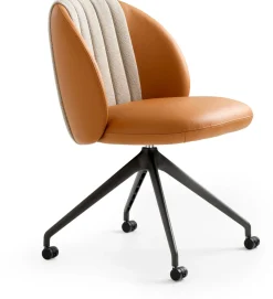 Clearance Leolux Baani Eetkamerstoel Cognac