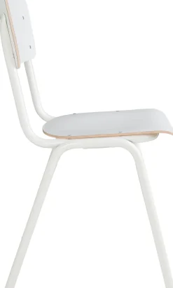 New Zuiver Back to School (set van 4) Eetkamerstoel White