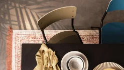 Zuiver Back to School (set van 4) Eetkamerstoel Matte Olive