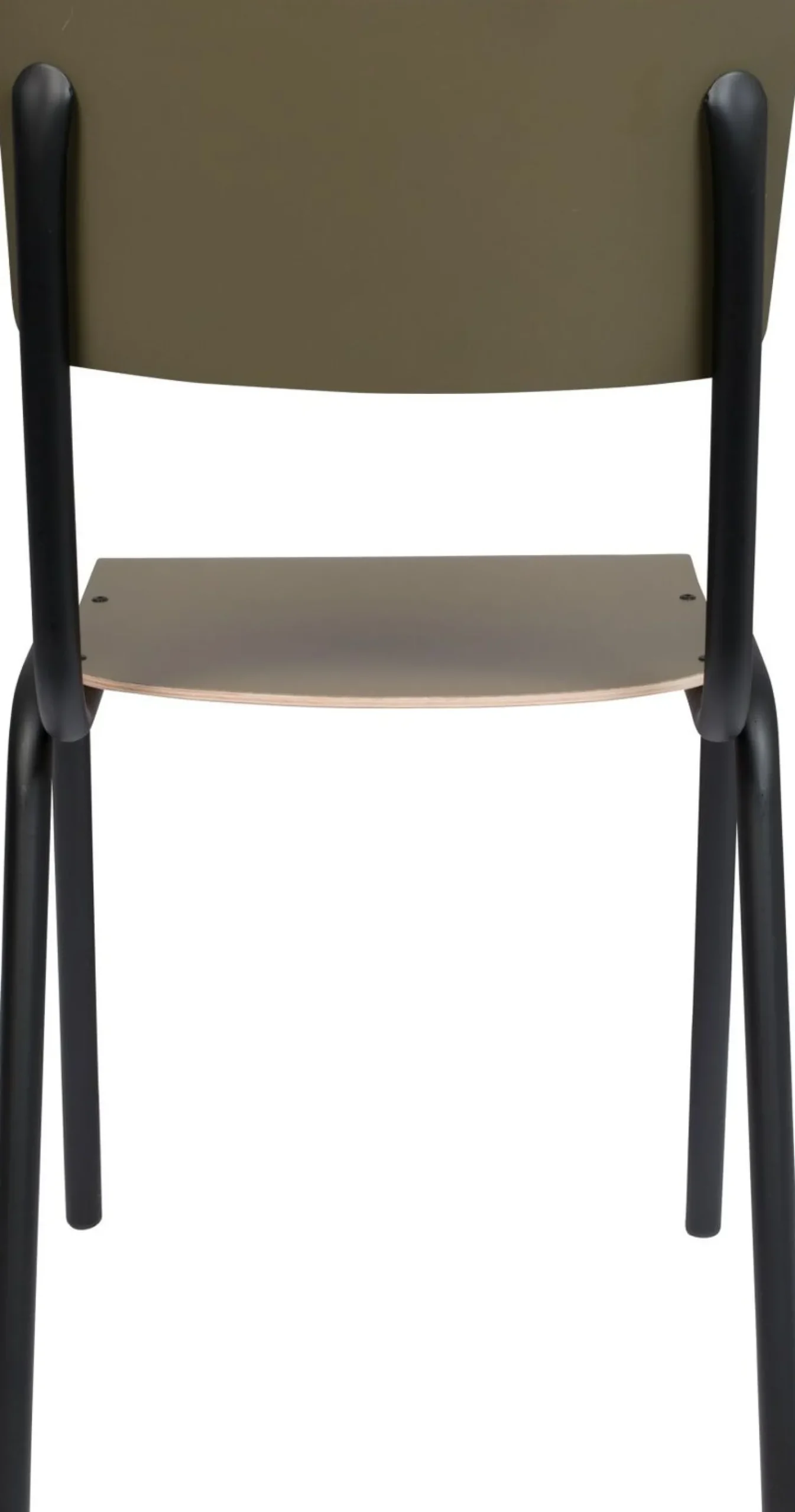Zuiver Back to School (set van 4) Eetkamerstoel Matte Olive
