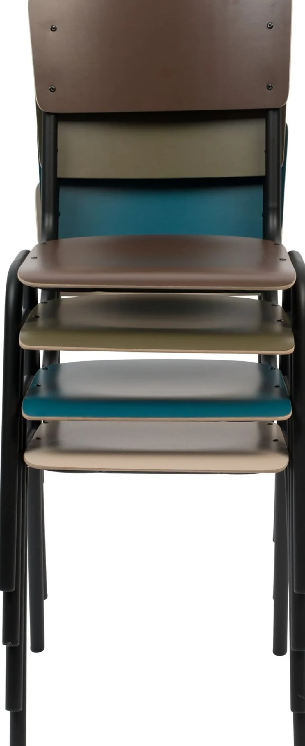 New Zuiver Back to School (set van 4) Eetkamerstoel Matte Beige