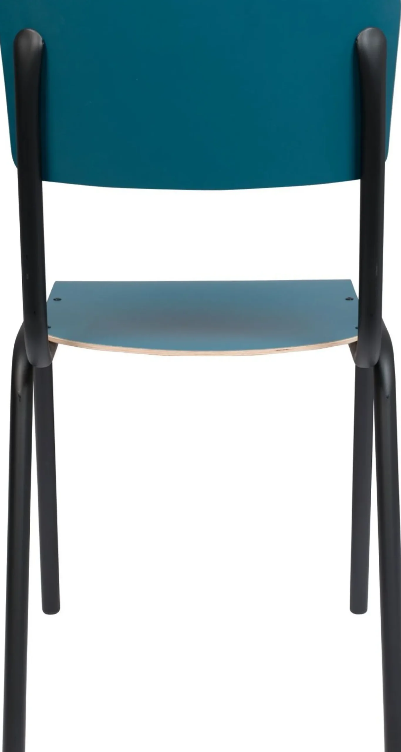 Zuiver Back to School (set van 4) Eetkamerstoel Matte Petrol