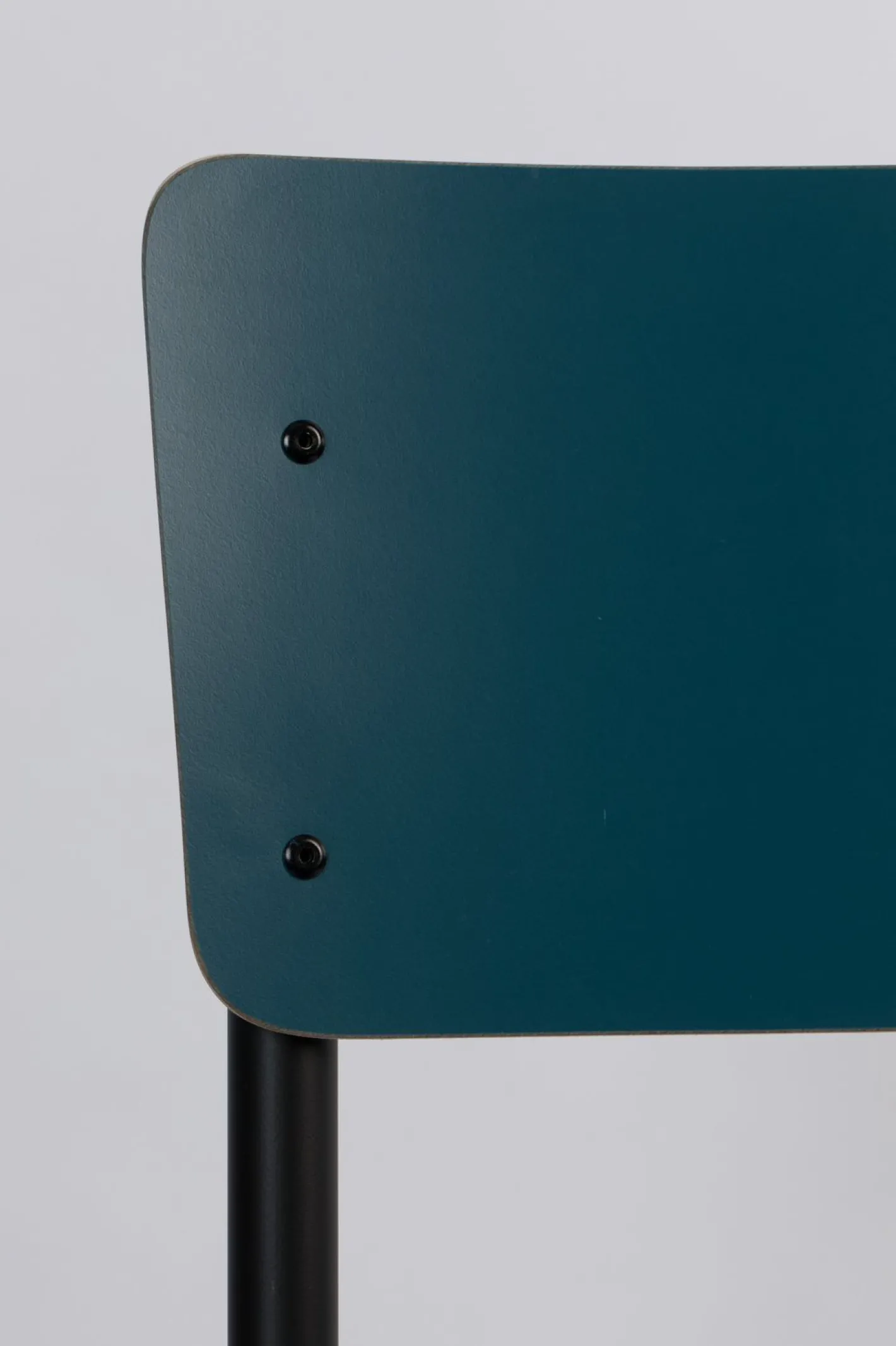 Zuiver Back to School (set van 4) Eetkamerstoel Matte Petrol