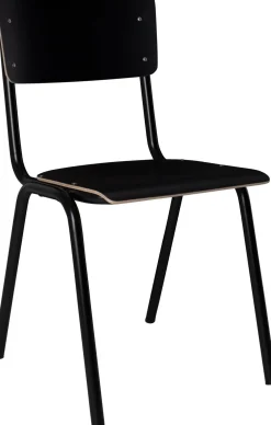 Online Zuiver Back to School (set van 4) Eetkamerstoel Black