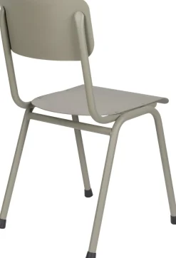 Online Zuiver Back to School (set van 2) Tuinstoel Moss Grey
