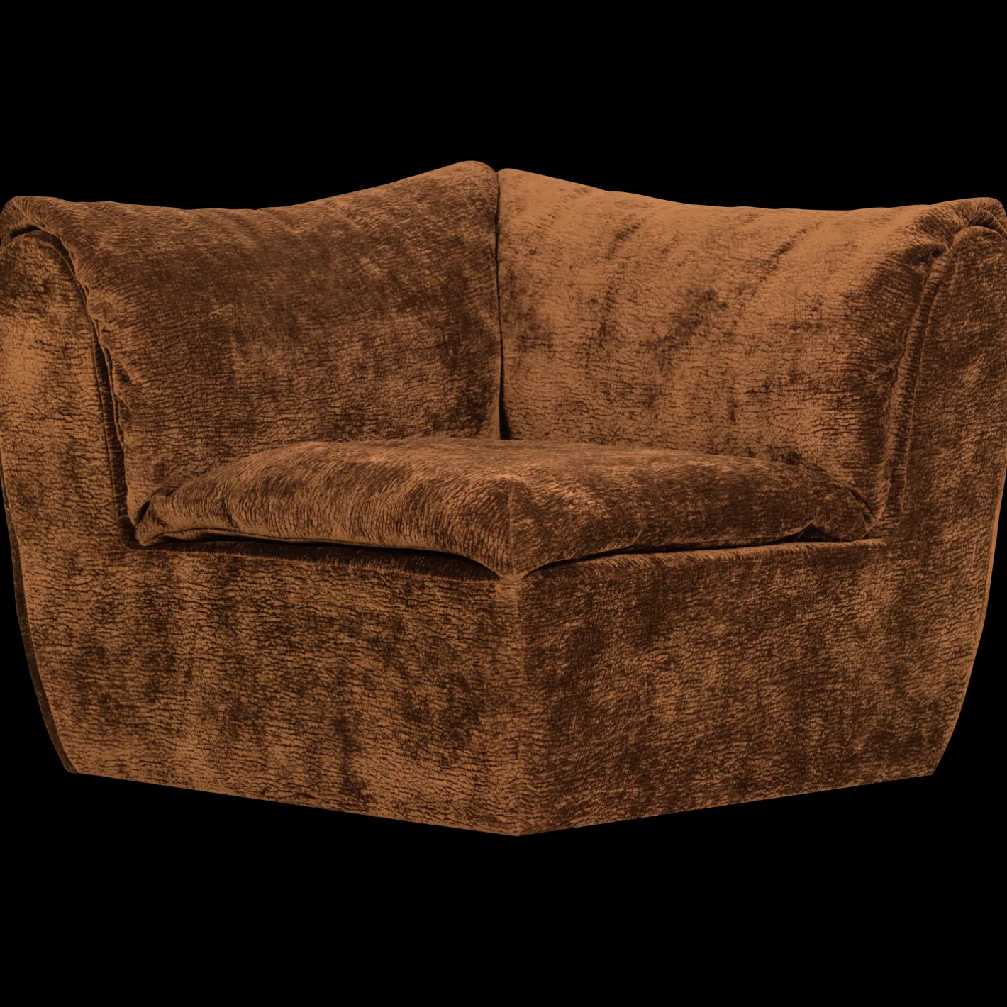 Best WOOOD Baggy Elementenbank Mid Brown