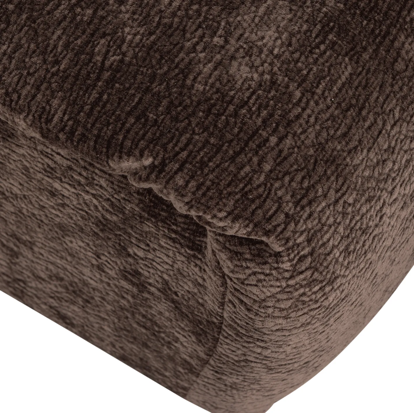 Discount WOOOD Baggy Hocker Dark Brown