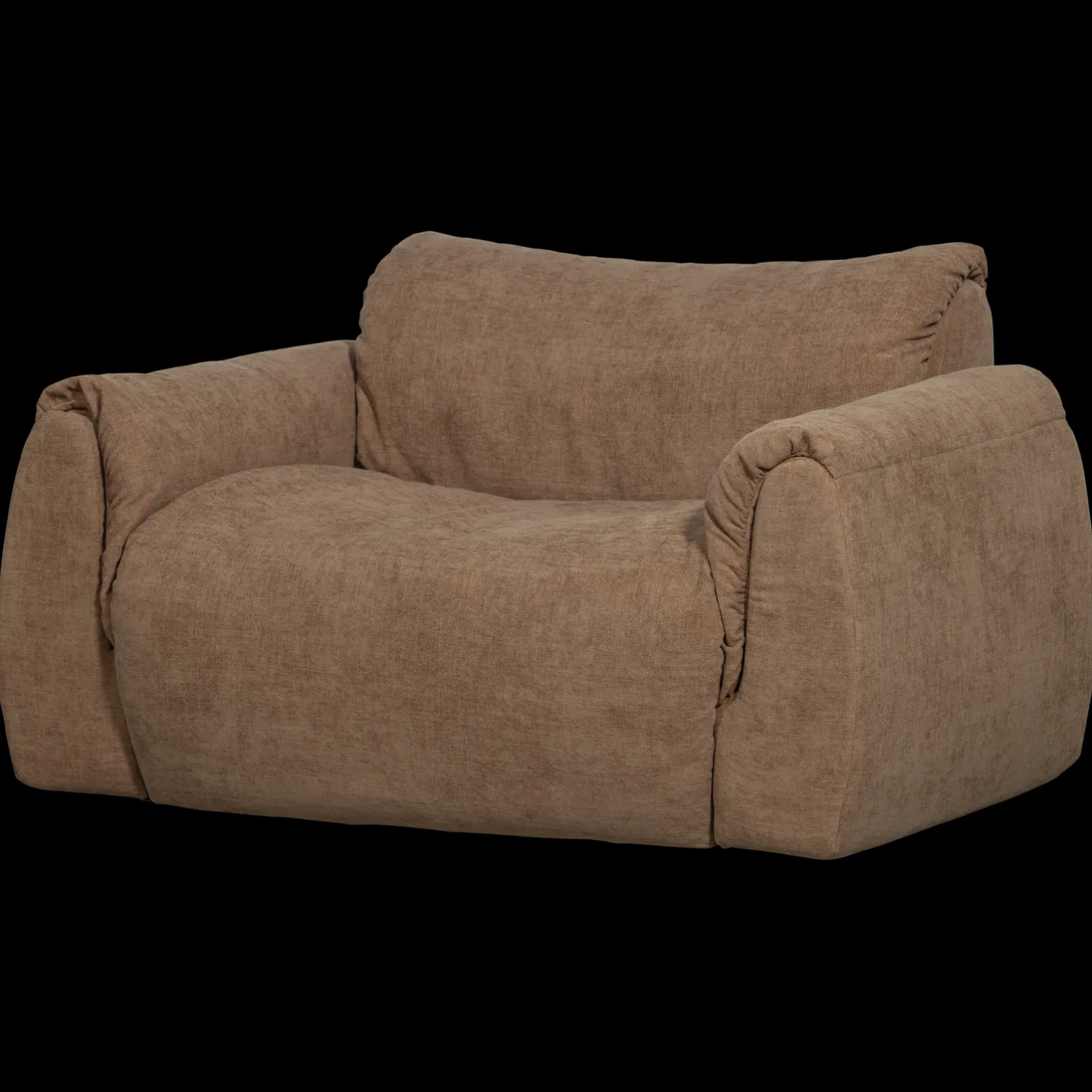 New WOOOD Baggy Loveseat Brown
