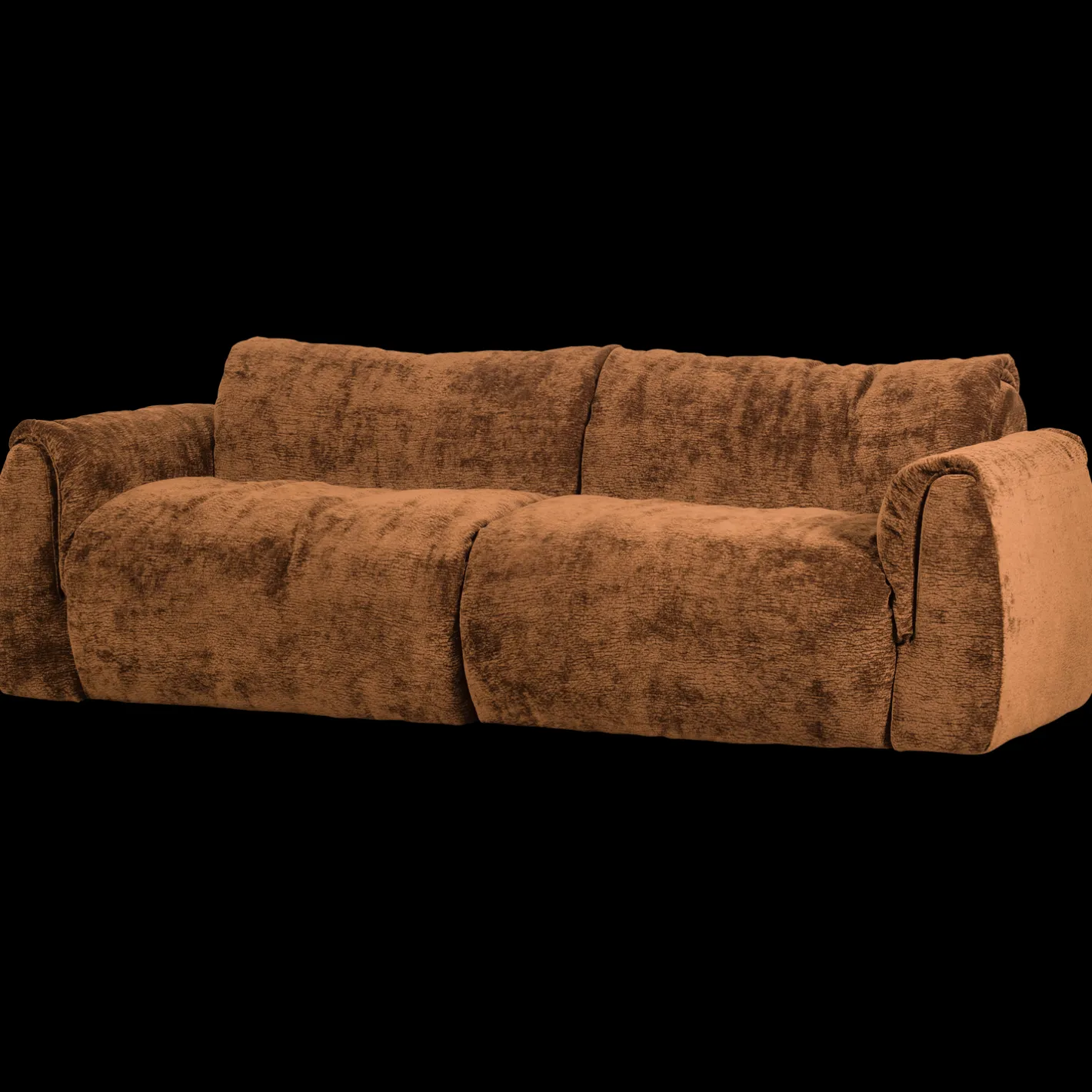 WOOOD Baggy 2-Zitsbank Mid Brown