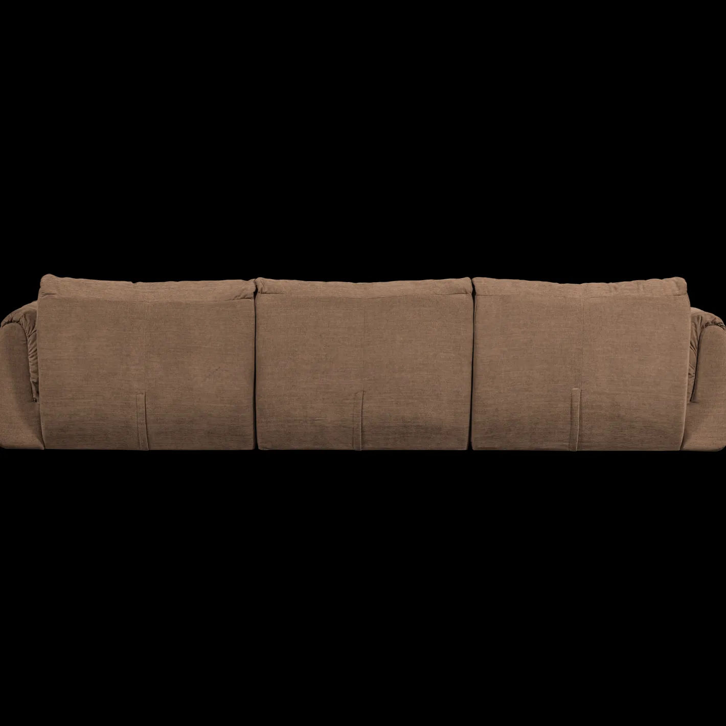 Outlet WOOOD Baggy 3-Zitsbank Bruin