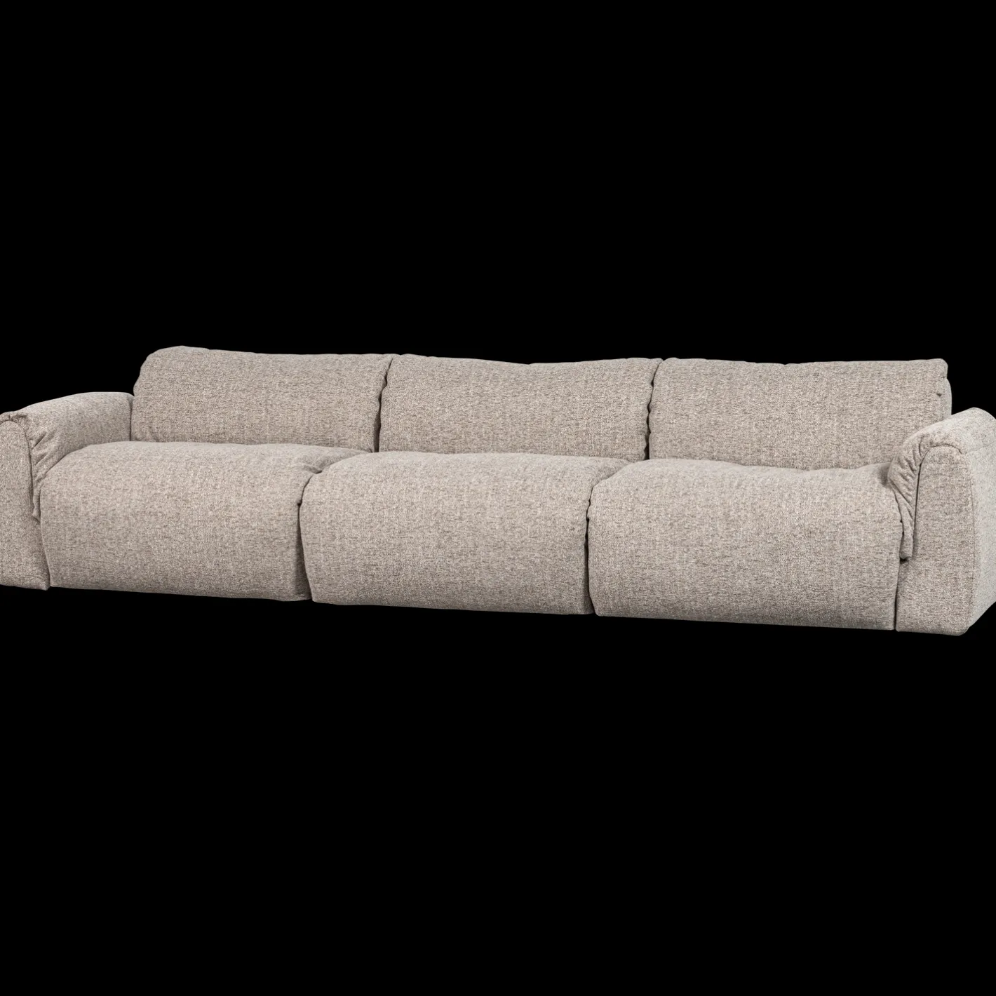 Outlet WOOOD Baggy 3-Zitsbank Naturel Melange