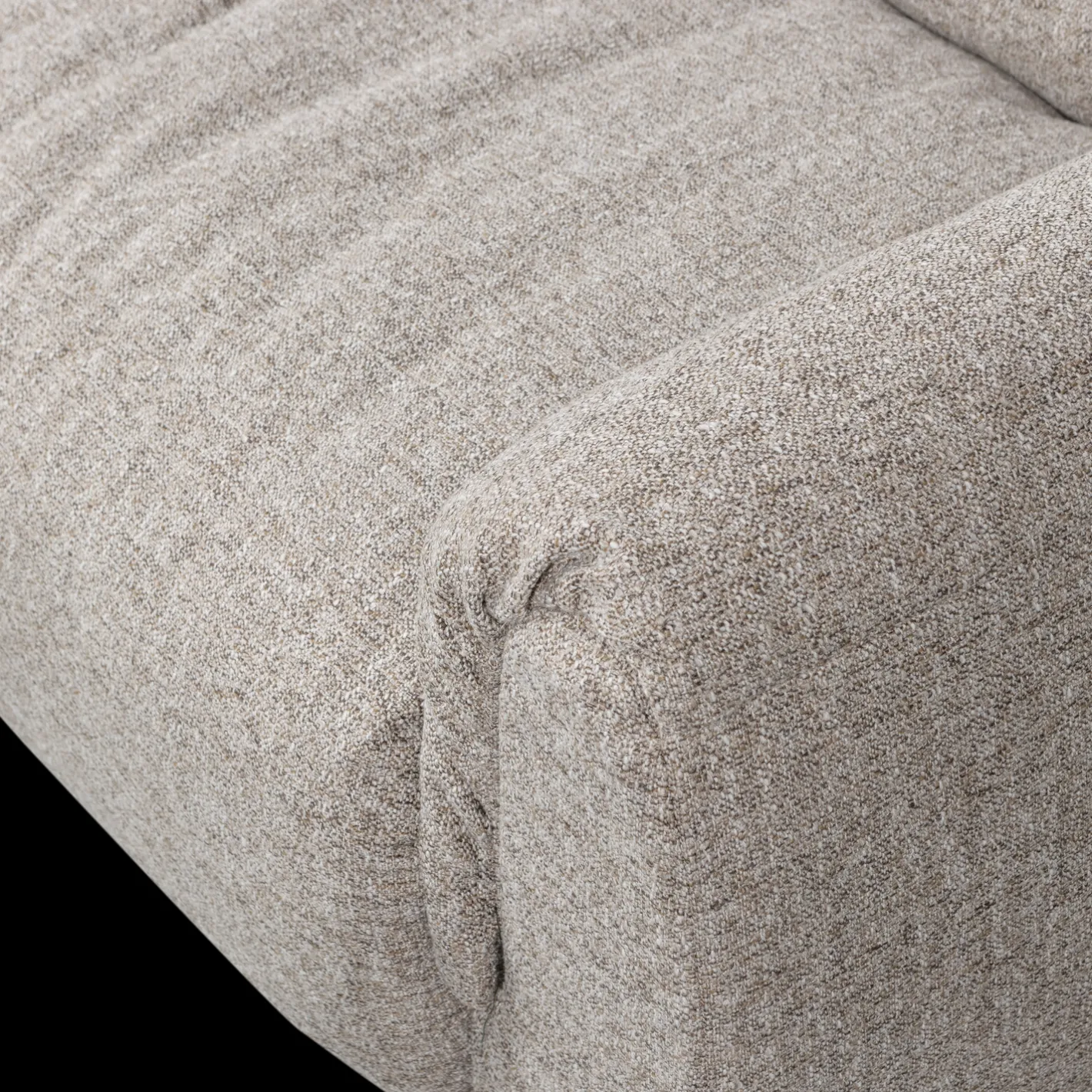 Outlet WOOOD Baggy 3-Zitsbank Naturel Melange