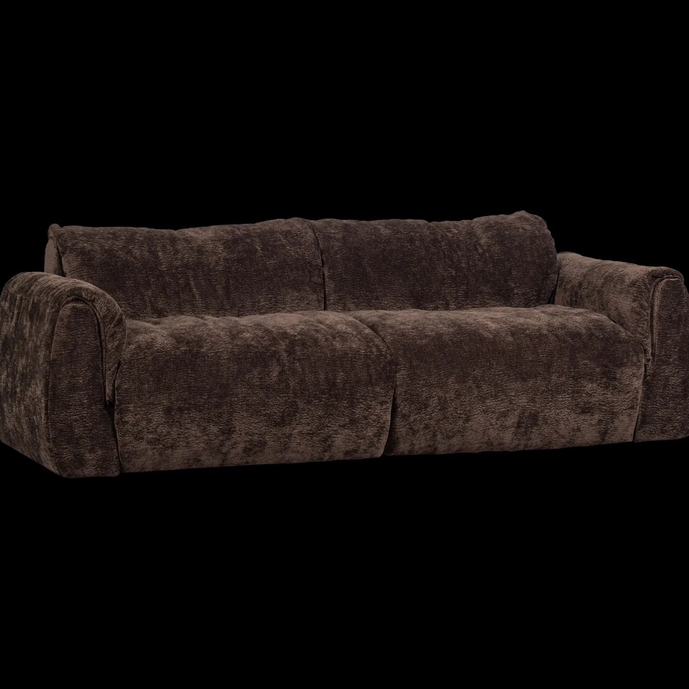 Outlet WOOOD Baggy 2-Zitsbank Dark Brown