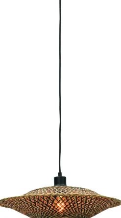 Good&Mojo Bali Hanglamp Naturel, Zwart