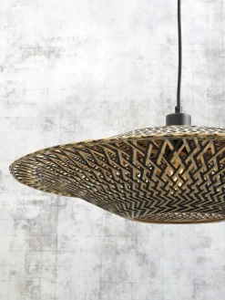 Good&Mojo Bali Hanglamp Naturel, Zwart