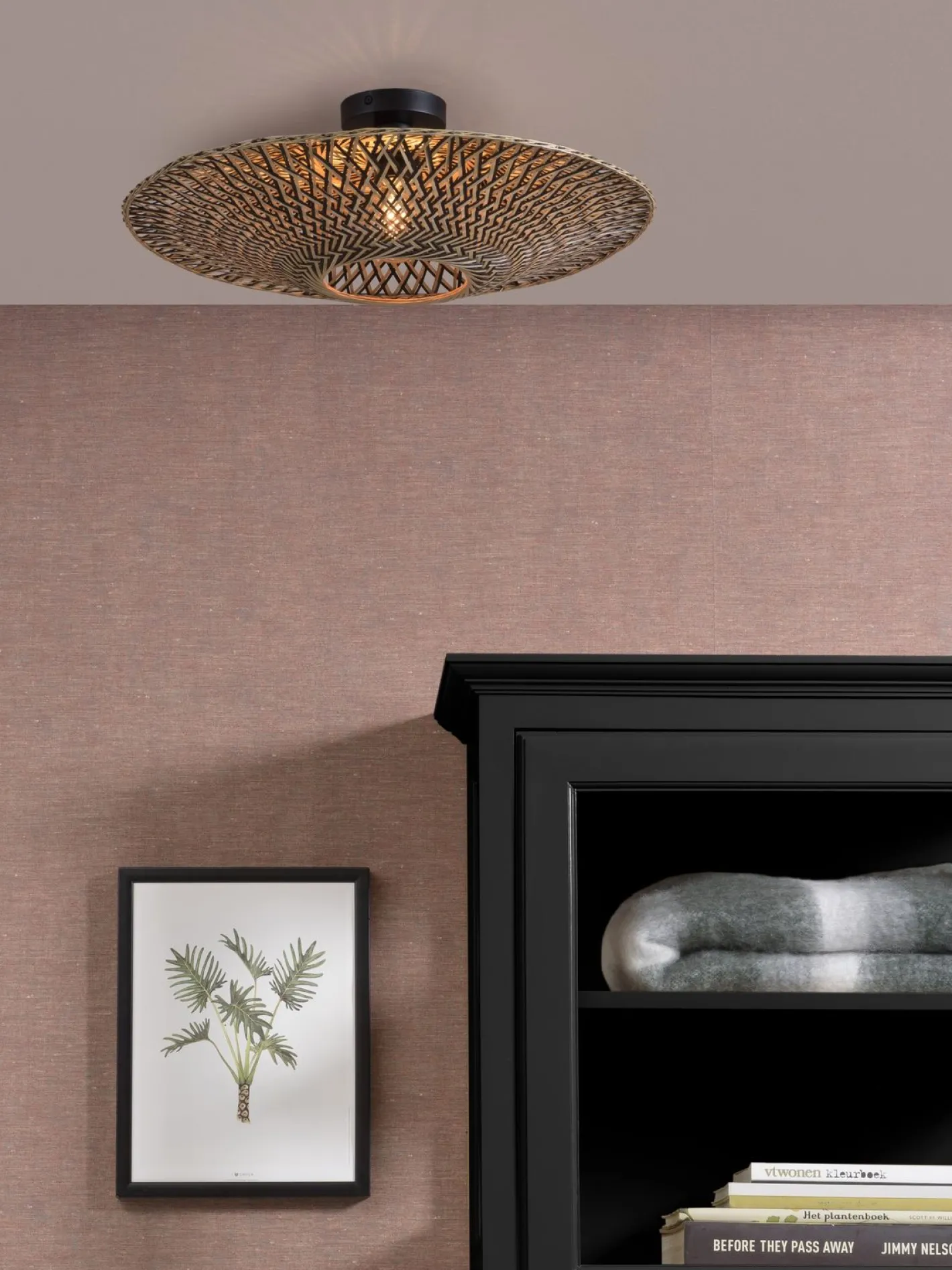Outlet Good&Mojo Bali Plafondlamp Natural/Black