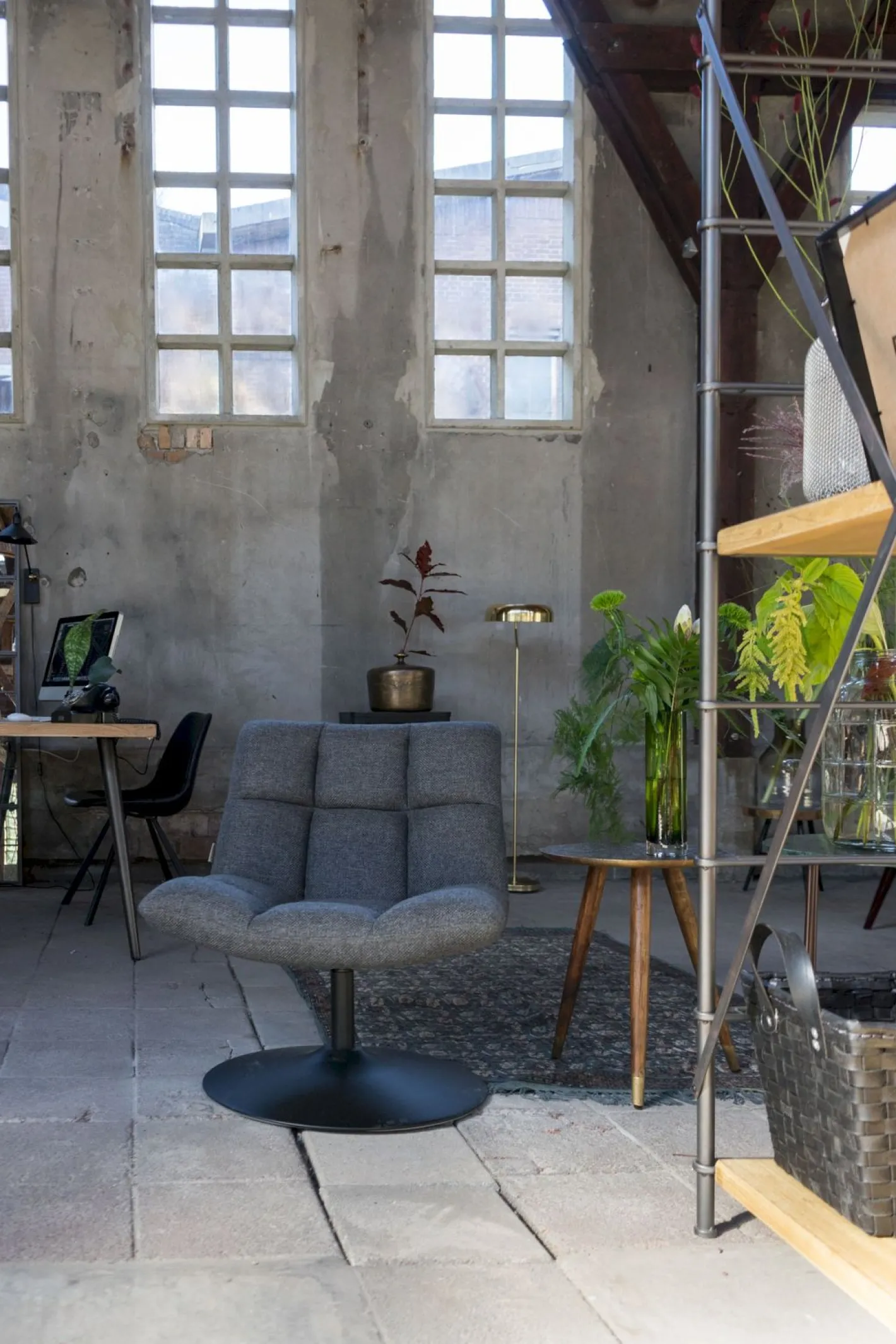 Dutchbone Bar Fauteuil Dark Grey