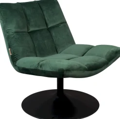 Outlet Dutchbone Bar velvet Fauteuil Green