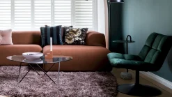 Outlet Dutchbone Bar velvet Fauteuil Green