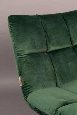 Outlet Dutchbone Bar velvet Fauteuil Green