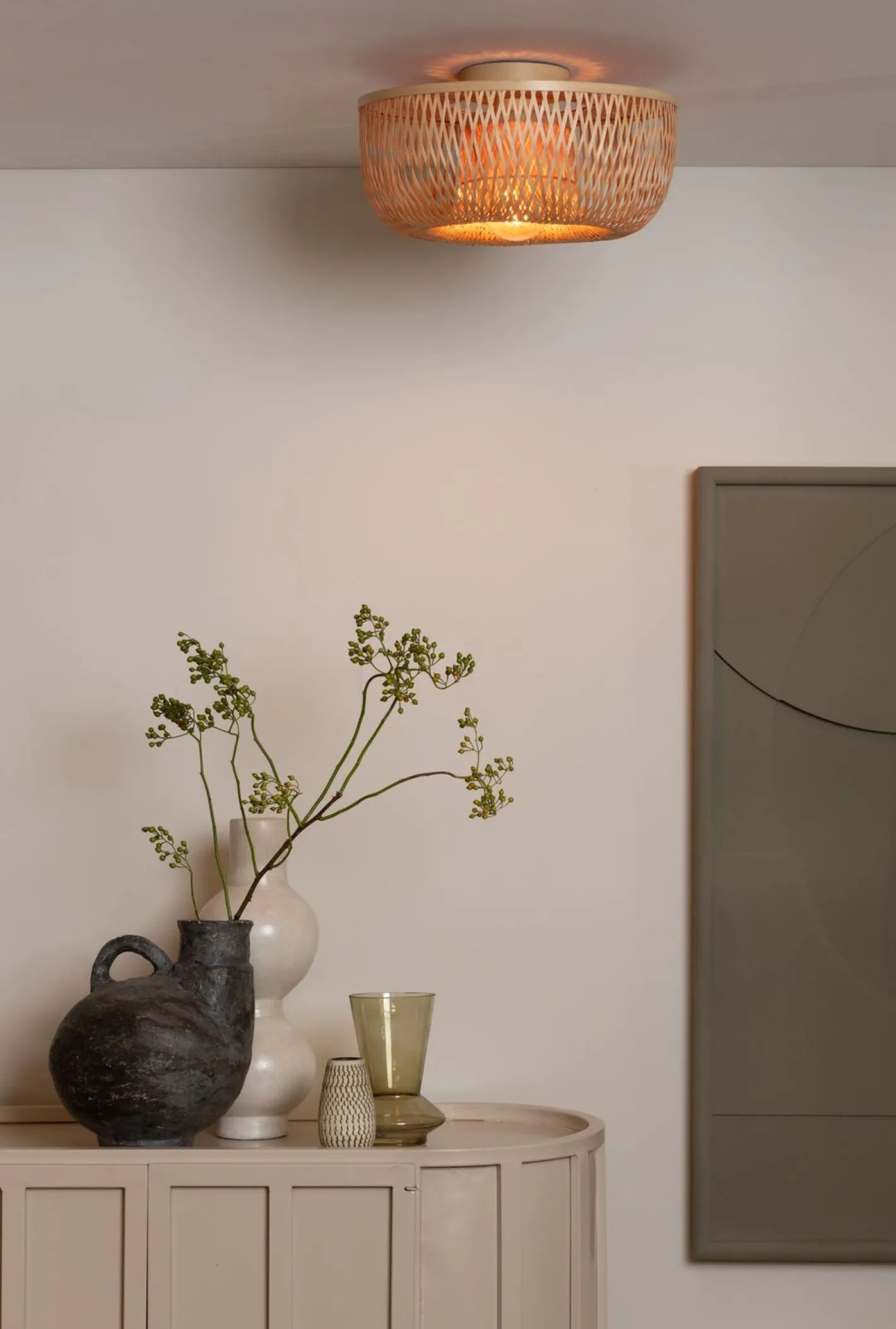 New Good&Mojo Barbados Plafondlamp Natural