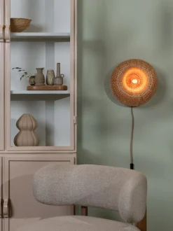 New Good&Mojo Barbados Wandlamp Natural