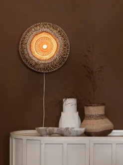 New Good&Mojo Barbados Wandlamp Natural, Brown