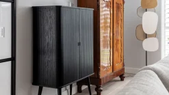 Outlet Zuiver Barbier Wandkast Zwart
