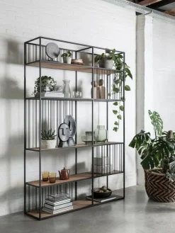 Outlet DTP Home Barra Boekenkast Bruin, Zwart