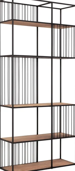 Online DTP Home Barra Boekenkast Bruin, Zwart