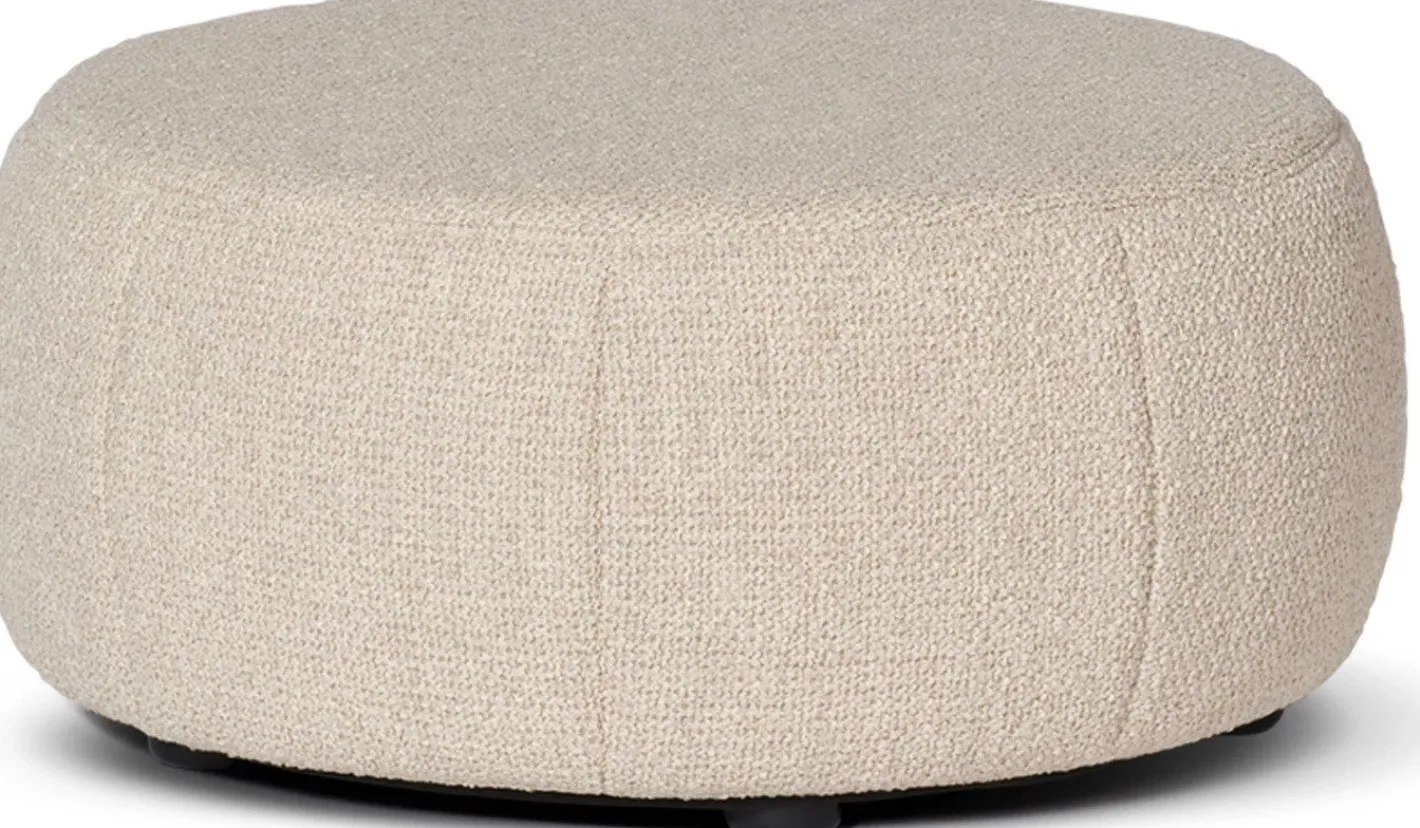 Design on Stock Barrell Poef Beige
