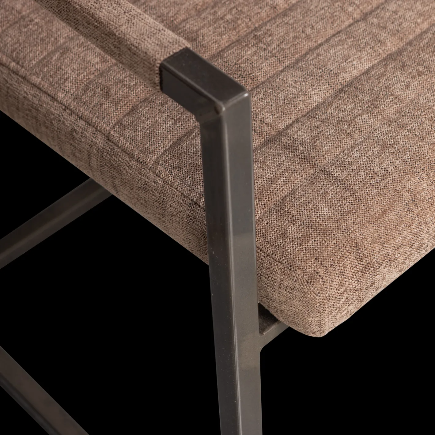 Outlet WOOOD Bas Armstoel Brown Melange