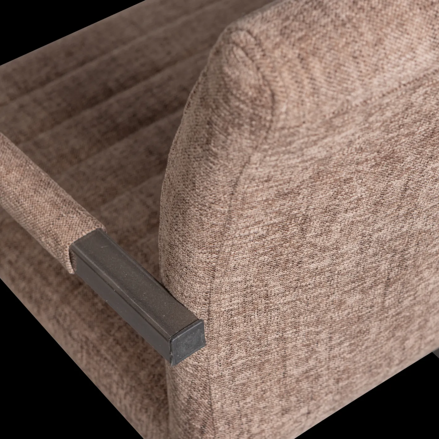Outlet WOOOD Bas Armstoel Brown Melange