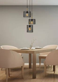 Best Lucide Baskett Hanglamp Zwart, Naturel