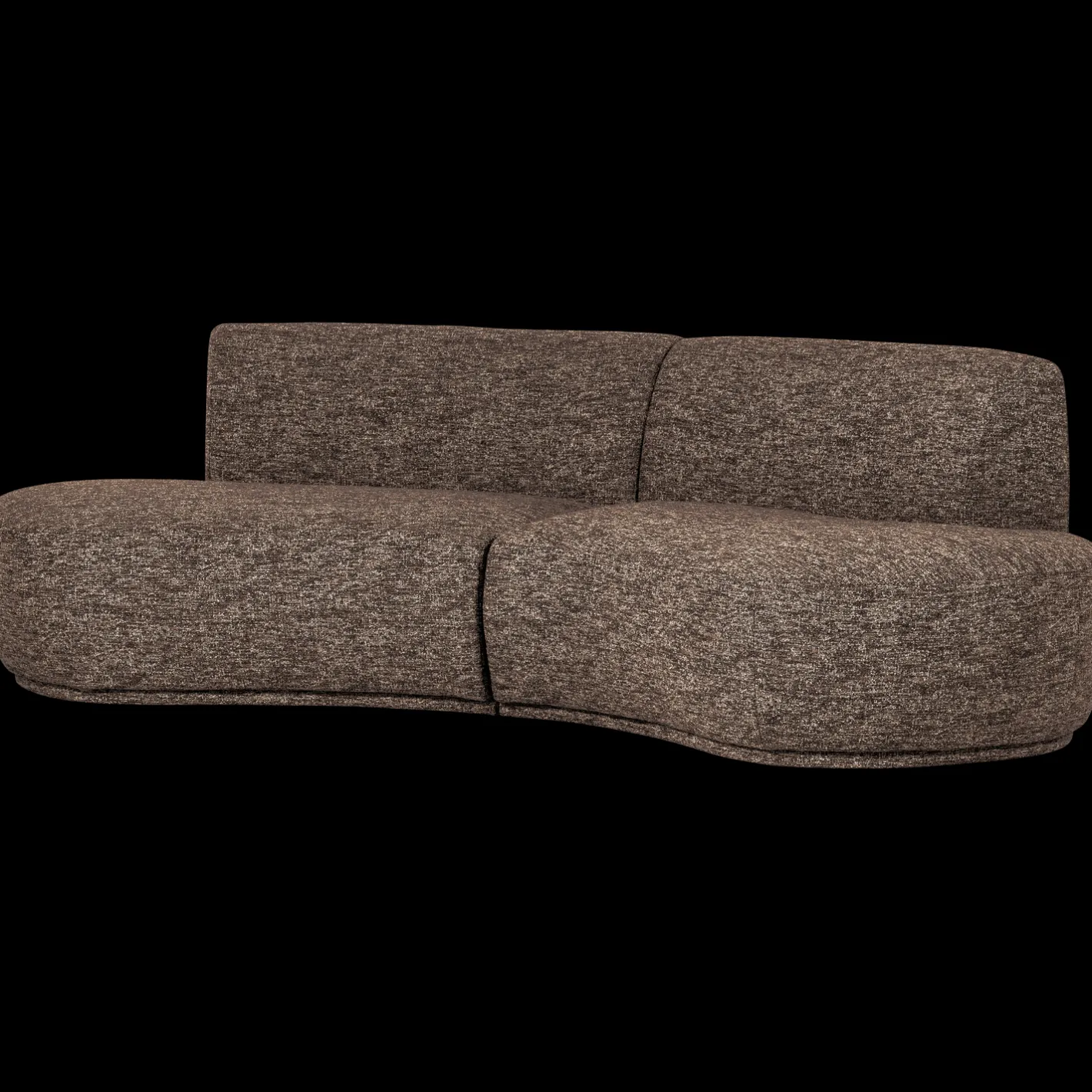 Discount WOOOD Batavier Zitbank Bruin melange