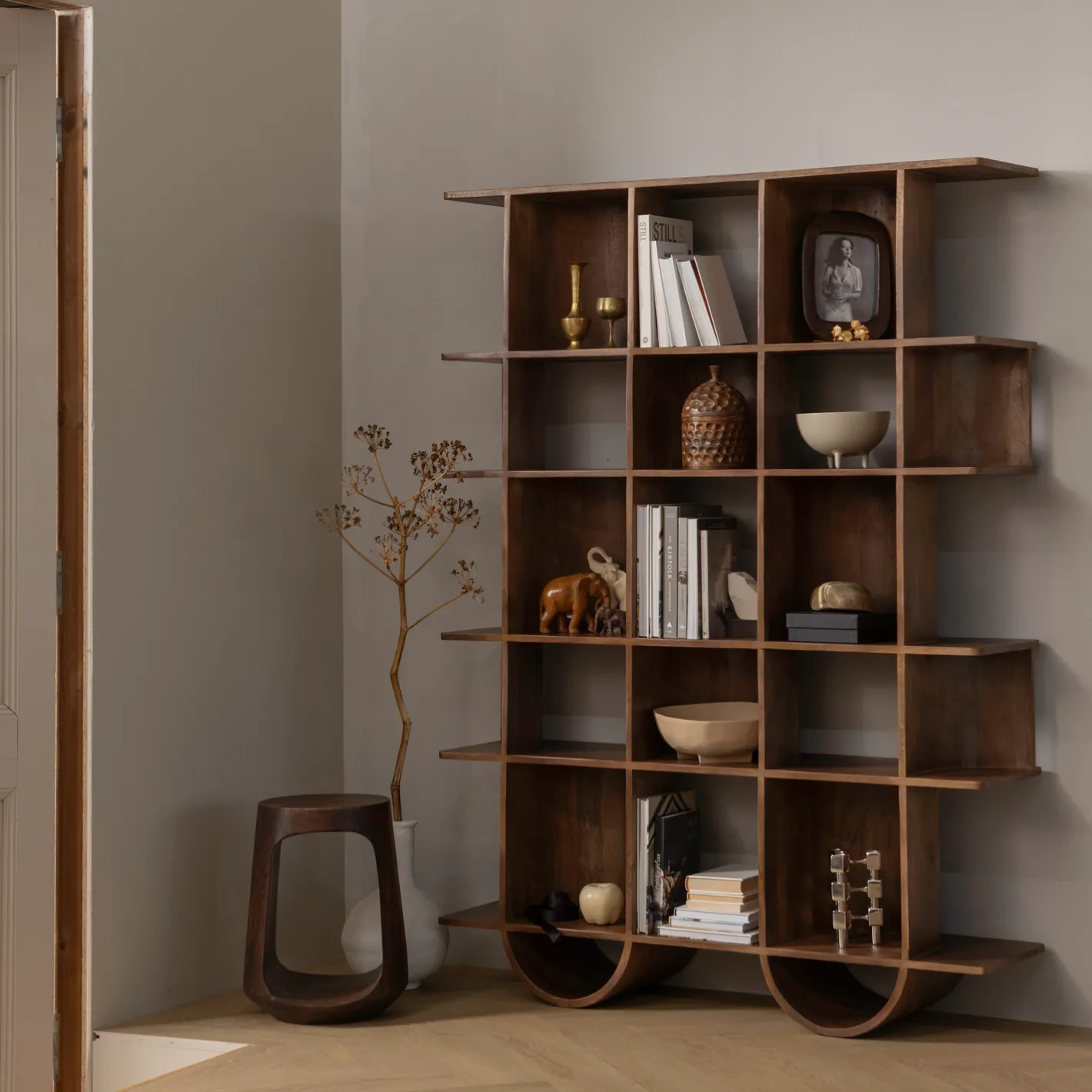 Discount WOOOD Bayo Bijzettafel Walnoot