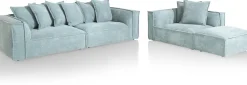 Discount Henders en Hazel Bayonne Hoekbank Blauw
