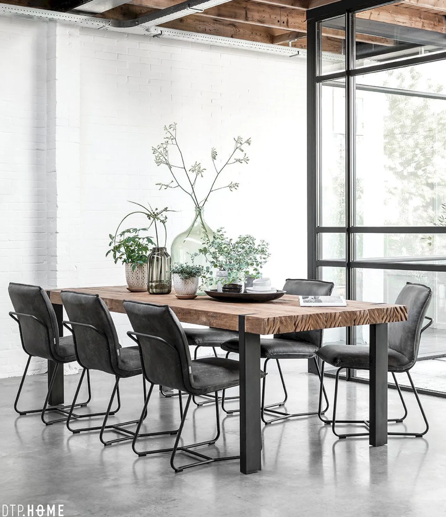 Clearance DTP Home Beam Eettafel Bruin