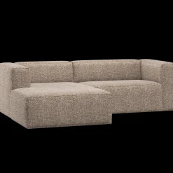 Best WOOOD Bean Chaise Longue Hoekbank Lichtbruin