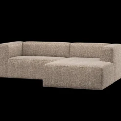 Best WOOOD Bean Chaise Longue Hoekbank Lichtbruin
