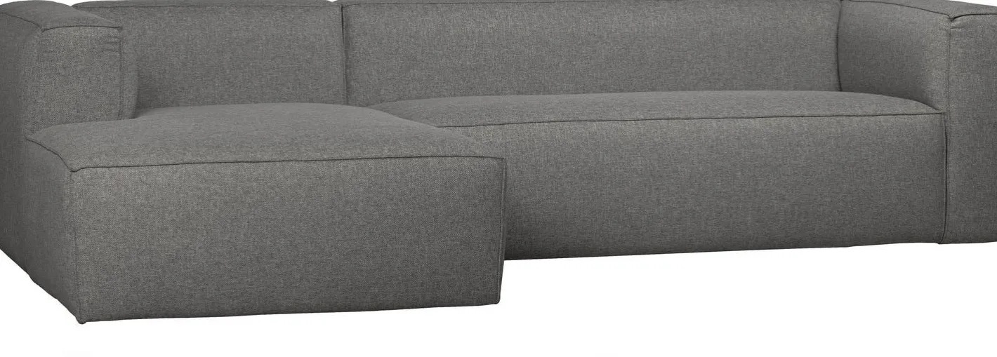 Sale WOOOD Bean Gemeleerd Links Hoekbank Mid Grey