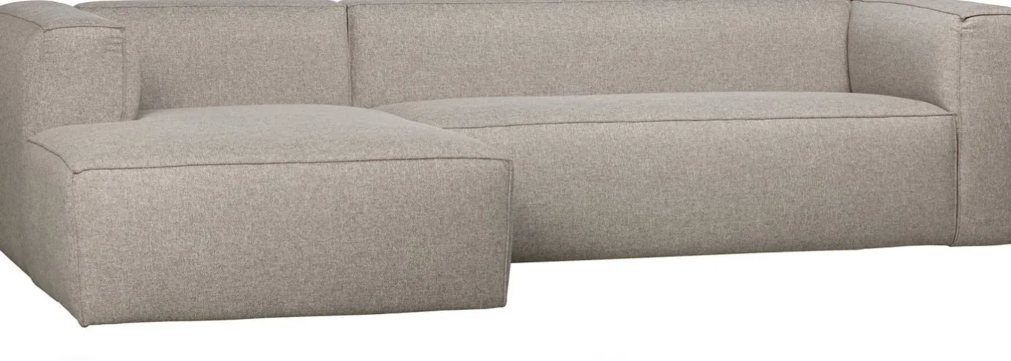 Sale WOOOD Bean Gemeleerd Links Hoekbank Light Grey