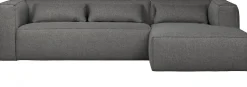 Online WOOOD Bean Gemeleerd Rechts Hoekbank Mid Grey