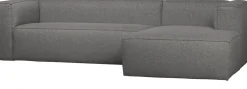 Online WOOOD Bean Gemeleerd Rechts Hoekbank Mid Grey