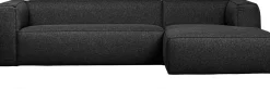 Sale WOOOD Bean Gemeleerd Rechts Hoekbank Dark Grey
