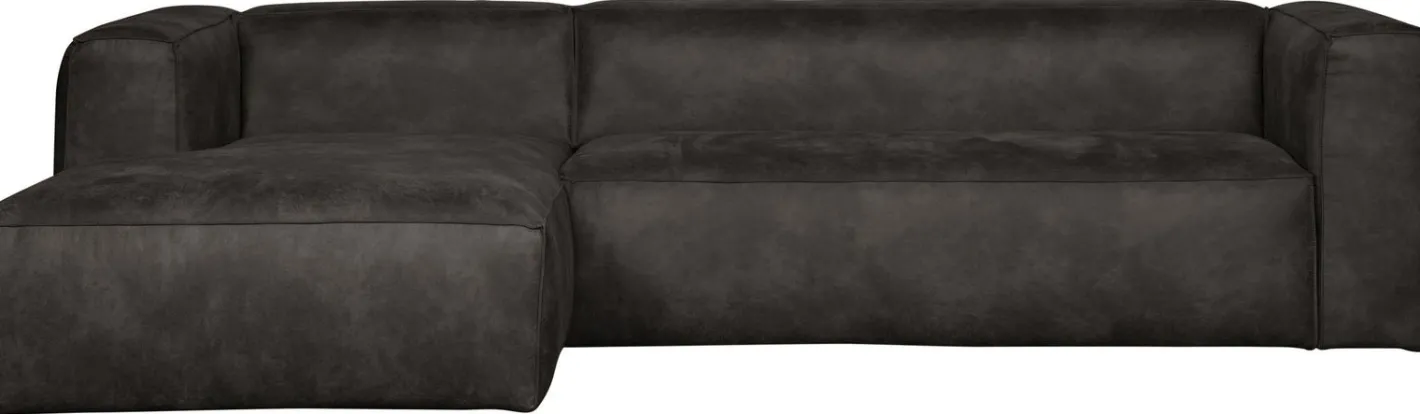 Outlet WOOOD Bean Links Hoekbank Black