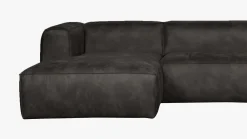 Outlet WOOOD Bean Links Hoekbank Black